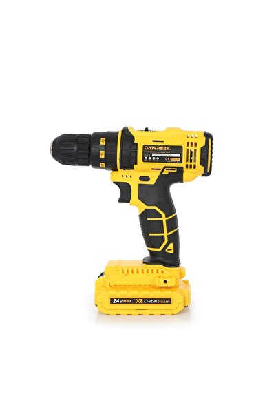 bozyel Dark Pro 24v 5ah Darbeli 24 Pcs Setli Çift Bataryalı Vidalama & Şarjlı...