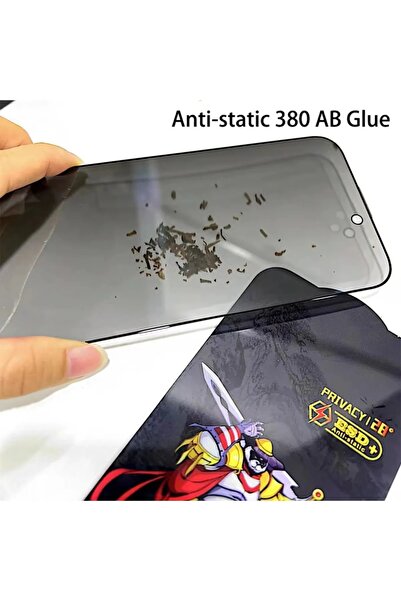 AMİDA Adonis iPhone 11/XR Uyumlu Anti Statik Tam Kaplayan Ekran Koruyucu Cam ESD