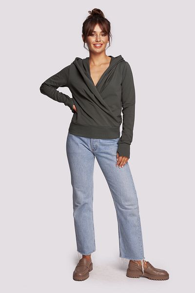 BEWEAR Wrap-style hoodie