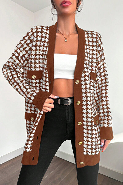 H&E LUXURY DESIGN Women's Oversize Soft Textured Cardigan