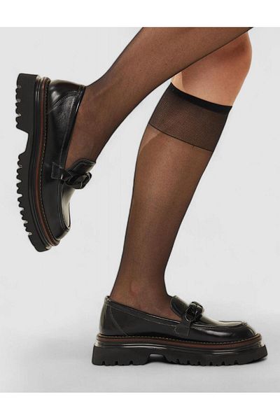 Cabani Black Patent Leather Buckle 100% Genuine Leather Women's Shoes
