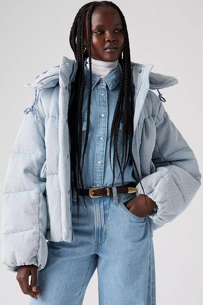 Levi's Women's Western Puffer Coat A8527-0000