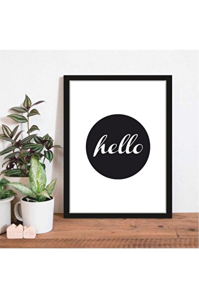 AR AJANS KANVAS TABLO HELLO Tematică Cadru aspect Sufragerie Hol Bucătărie MD...