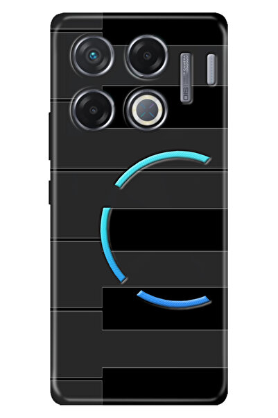 Cekuonline Infinix GT 20 Pro Kılıf infinix Desenli Silikon Baskılı Piyano