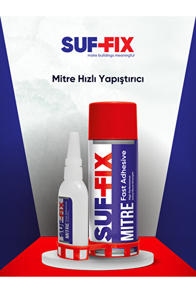 SUF FİX CONSTRUCTİON CHEMİCALS Hızlı Yapıştırıcı Mıtre Mdf Kit 200ml 50gr