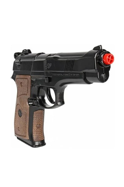 Genel Markalar Mega  POLİCE PİSTOL 8 SHOTS - BLACK