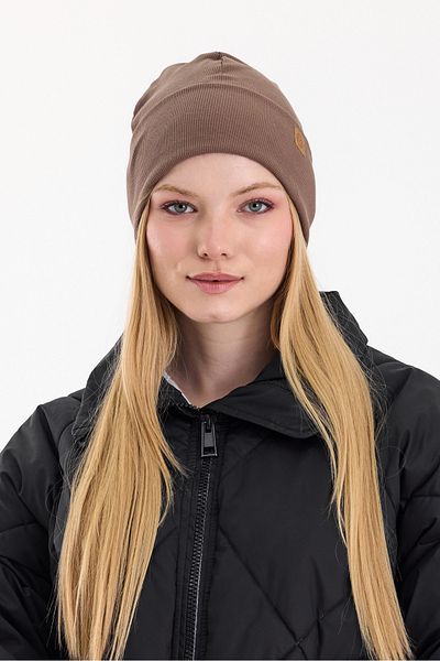 Butikgiz Women's Brown Fisherman Style Cotton Camisole, Anti-Sweat, Ultra-Light, Soft Beanie