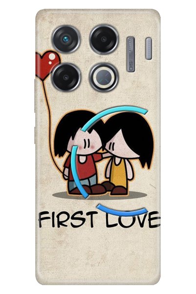 Cekuonline Case for Infinix Gt 20 Pro Case Infinix Pattern Silicone First Love