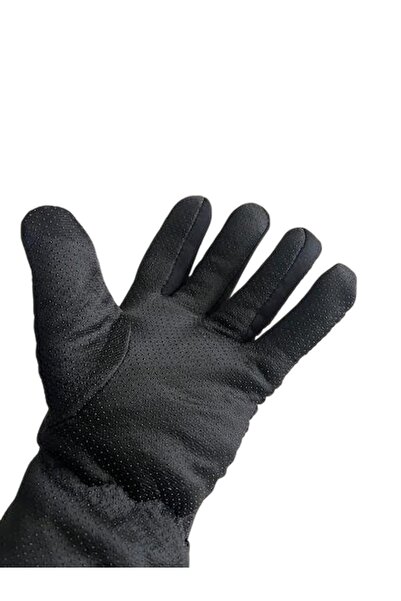 CosmoOutlet Men's Snow Ski Gloves with Standard Size Black Color Protective from Cold