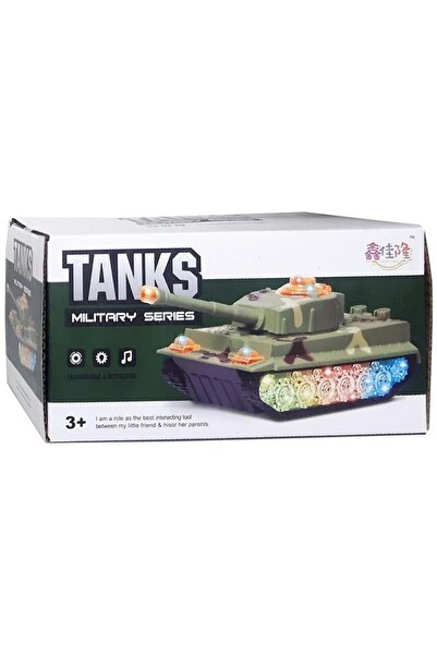 1000 çeşit hediye dünyası PFK Pilli Işıklı Tank