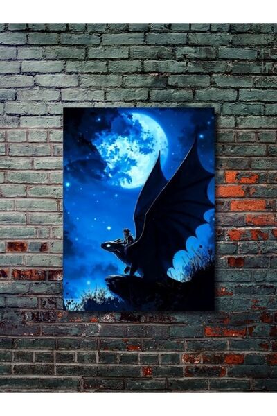 ZNC Ejderhanı Nasıl Eğitirsin - Film & Dizi Posterleri, Özel Tasarım Kağıt Poster, Duvar Sanatı