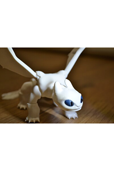 3D Dükkanı Işığın Öfkesi ( Light Fury ) - Ejderhanı Nasıl Eğitirsin Hareketli...