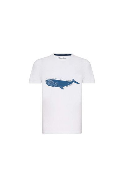 ROUTEFIELD Ανδρικό Tshirt - TAIL WHITE Σχέδιο