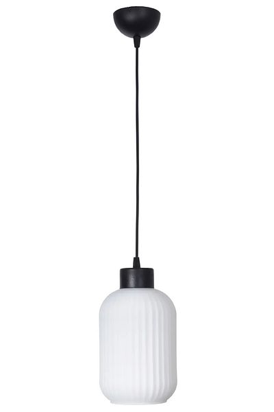 Modavize Cylinder Modern Design Doorway Hall Kitchen Children's Living Room Black Color Glass Single Chandelier