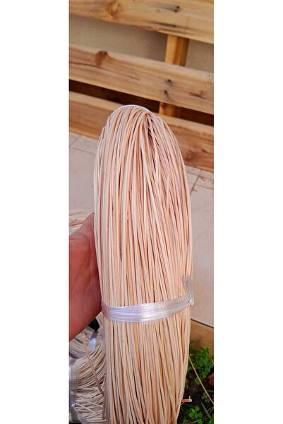 Bambu Rattan Kor 1,5 Mm Doğal Ip Sepet Ipi 1 Kg Naturel Kiraz Ağacı Rengi , Bohem Tarz