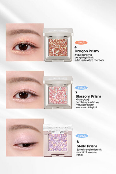 Missha Topaklanmayan, El Yapımı Glitter Far Modern Shadow Glitter Prism (NO.3 ULTİMATE PRİSM)