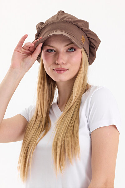 Butikgiz Pălărie din bumbac pieptănată pentru femei, ultra moale, ușoară, pen...