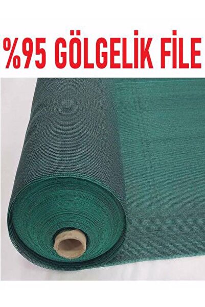 Genel Markalar %95 Yeşil Gölgeleme Filesi Örtü Tül Branda 1.5mx30m -bahçe Çit Örtüsü Gölgelik 1.5x30metre