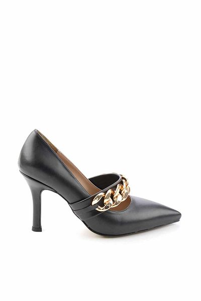Bambi Black Women's Classic Heeled Shoes K01209311009