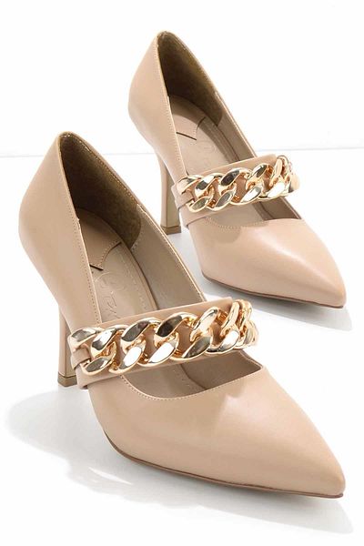 Bambi Nude Women's Classic Heeled Shoes K01209311009
