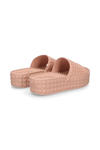 Ash Scream Tasarım Kalın Tabanlı 004 Nude Renk Kadın Sandalet Terlik