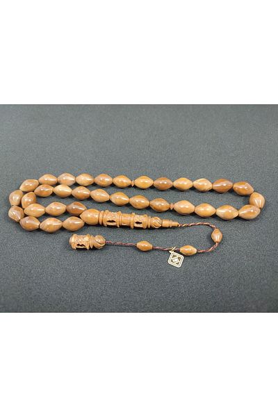 İskeçe Exclusive Hakan Rock Master's Artifact Signed Large Size Pen Carved Natural Kuka Certified 6538