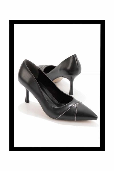 Bambi Pantofi clasici cu toc pentru femei negre K 01674040009