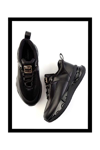 Bambi Women's Black Sneakers K 01228202009