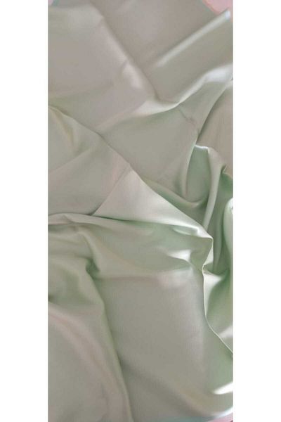 İskeçe Exclusive Nile Green Beach Luminous Scarf in Custom Box