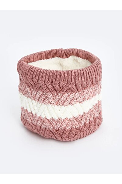 LC Waikiki Lcw Color Blocked Baby Girl Beanie Rukavice a krční límec sada 3 kusů