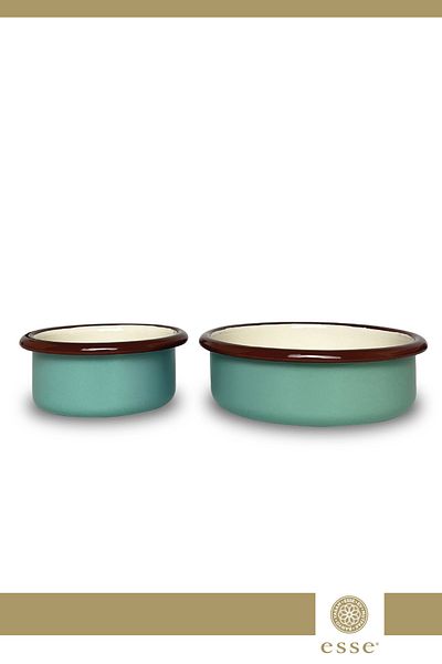 Esse Enamel 2 Piece Snack Bowl Set