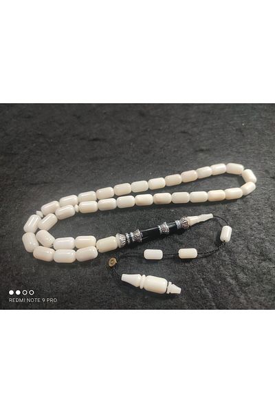 İskeçe Exclusive Mehmet Erbabacan Master Work 925 Sterling Silver Nakşer Narçıl Rosary Certified 6315
