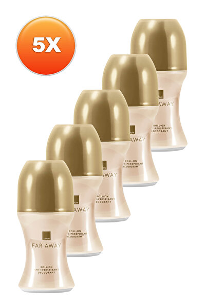 AVON Far Away Kadın Rollon 50 Ml. Beşli Set