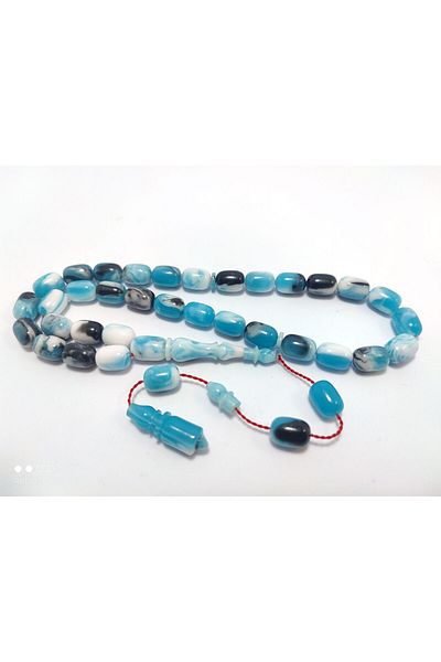 İskeçe Exclusive Arif Baran Master Artifact Double Layer Hand Polished Rich Peak Arizona Turquoise Certified 6287