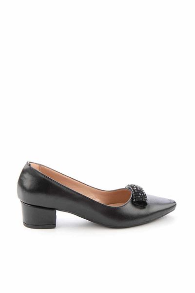Bambi Black Women's Classic Heeled Shoes K01189932209