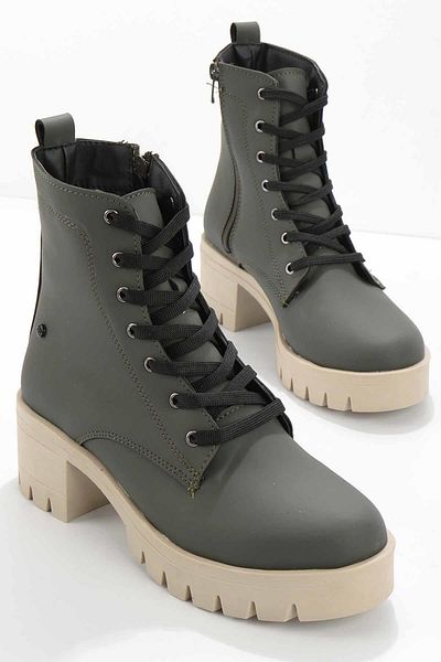 Bambi Mat Olive Γυναικείες Μπότες & Μποτάκια02538017909