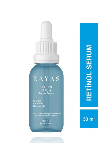 RAYAS Kırışıklık ve Yaşlanma Karşıtı Aydınlatıcı Retinol Serum Ascorbıc Acıd,...
