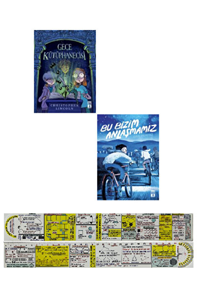 Genç Timaş Gece Kütüphanecisi + Bu Bizim Anlaşmamız 2'li Çizgi Roman Seti + M...