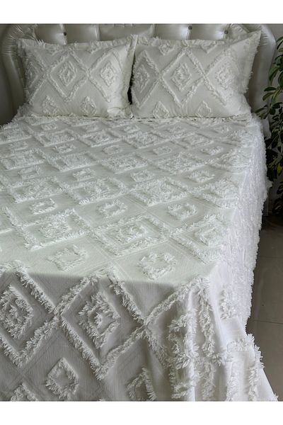 Home Sibelarthome Cream Double Tassel Pompom Pike 250X260