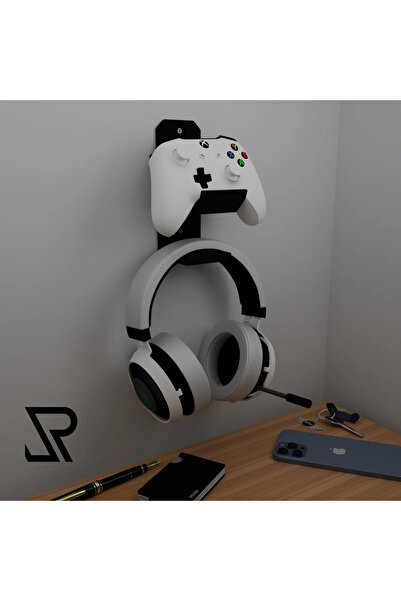 Goplast Premium Xbox Joystick Uyumlu Kulaklık ve Kol Standı Kumanda Kol Tutuc...