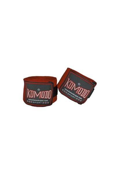 KOMODO SPORT Boxing Gloves 10 oz / Bandage 3.5 Meters / Elastic Kick Boxing Shin and Foot Protector Set