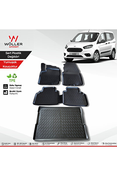 wöller Ford Courier Paspas Bagaj Havuzu 2014 2023 Arası 3d Havuzlu