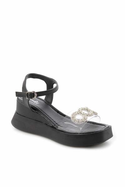 Bambi Dámské černé sandály K05823500009