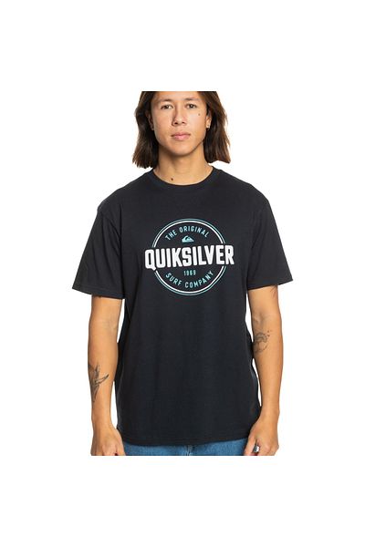 Quiksilver Circle up Men's Blue T-Shirt Men's T-Shirt Eqyzt07680