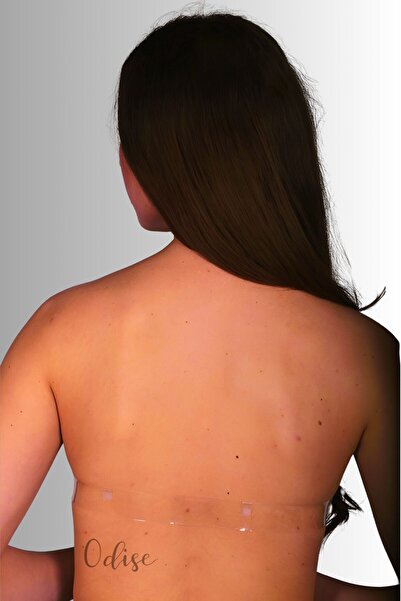 ODISE Transparent Back and Non-Padded Bra - Evening Dress Outfit (Suitable for Wedding, Engagement, Henna)