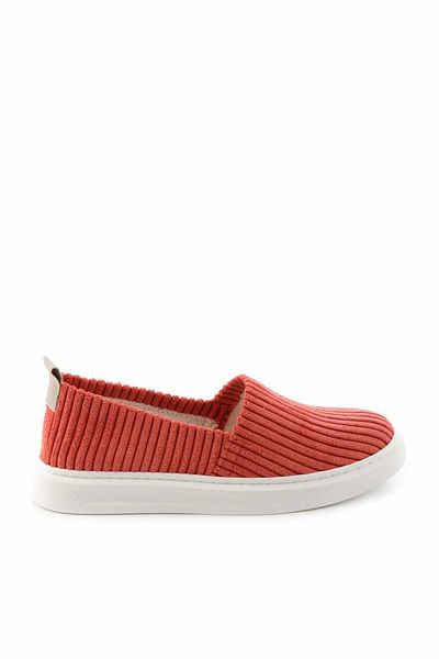 Bambi Damen-Freizeitschuhe aus rotem Stoff K 01122001004