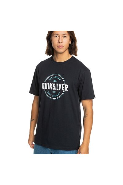 Quiksilver Circle up Men's Blue T-Shirt Men's T-Shirt Eqyzt07680