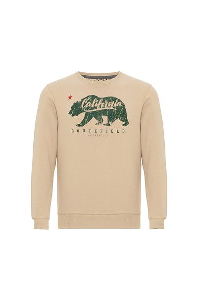 ROUTEFIELD Men's Sweatshirt - Home Sand Color