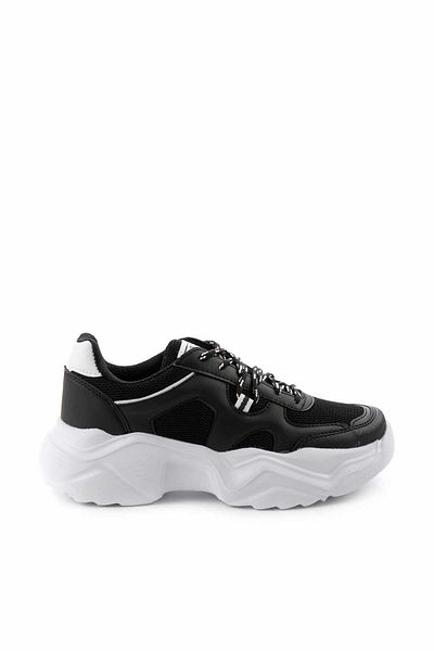 Bambi Black and White Women's Sneaker K01876014309