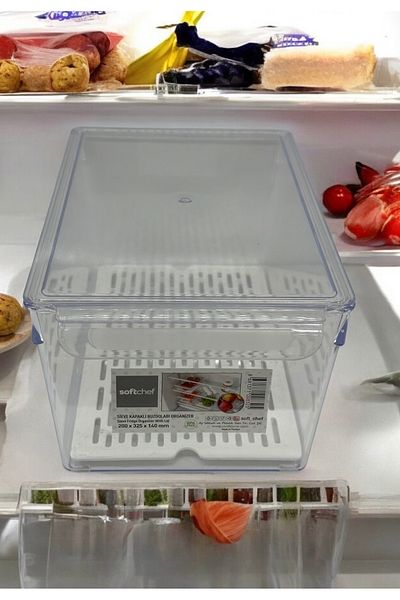 LeesHome Luxchef 9 Lt Refrigerator - Organizer Set with Strainer and Lid